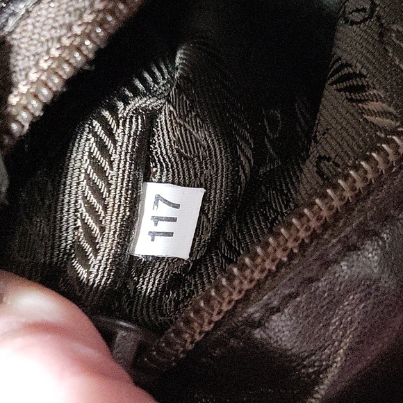 PRADA Shoulder Bag Nylon Khaki - Picture 4 of 4